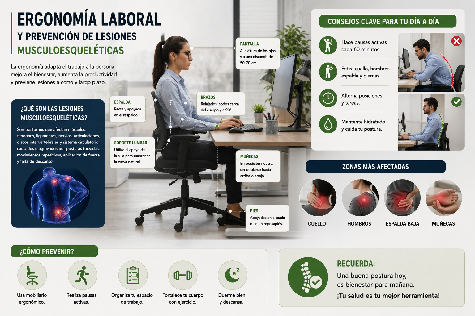 Ergonomía laboral REDCEM
