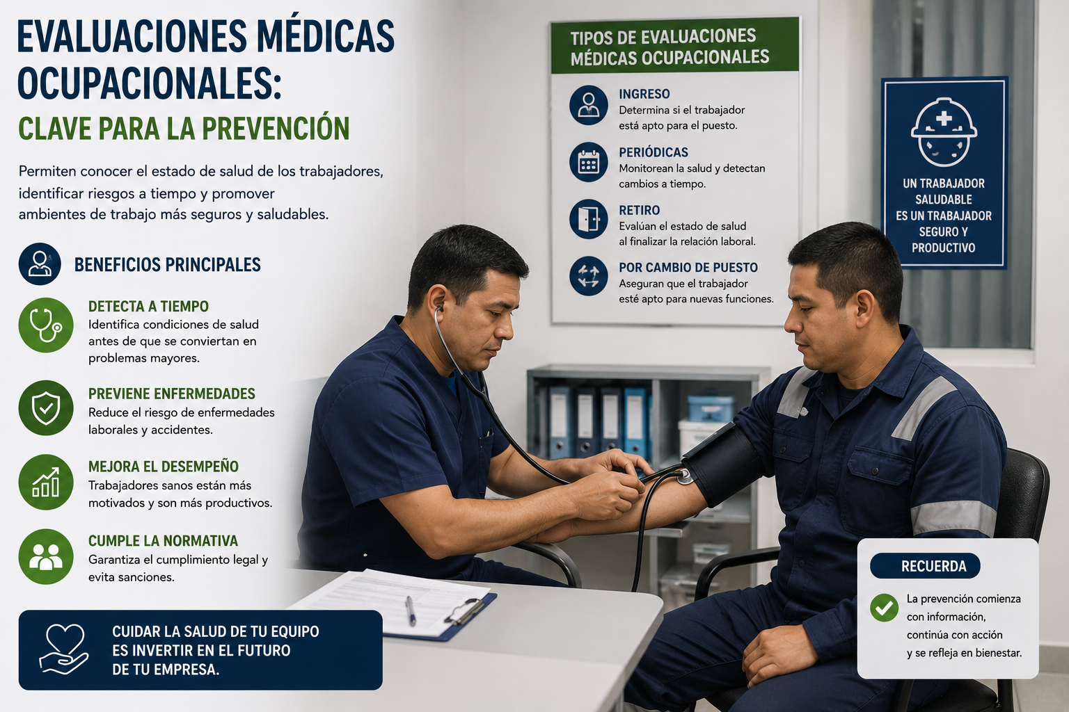 Evaluaciones médicas ocupacionales REDCEM